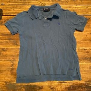 Boys light blue polo size 4